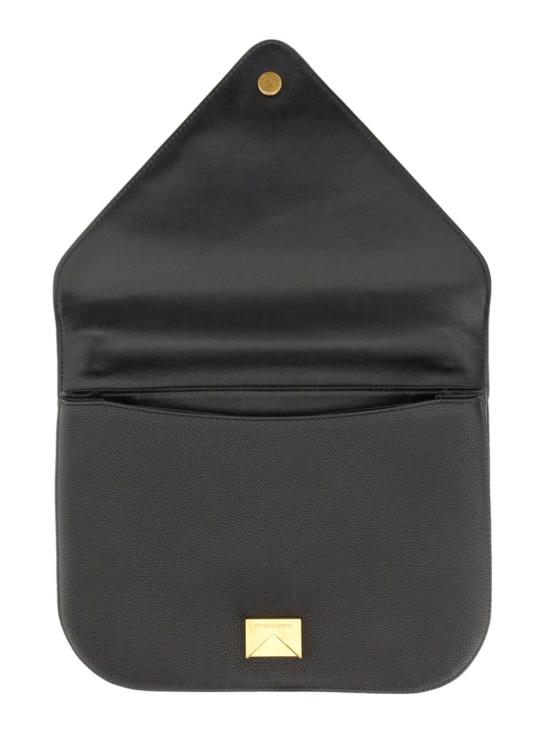  보테가베네타 해머드 레더 크로스바디백 667398 V12M08425 Black - BOTTEGA VENETA