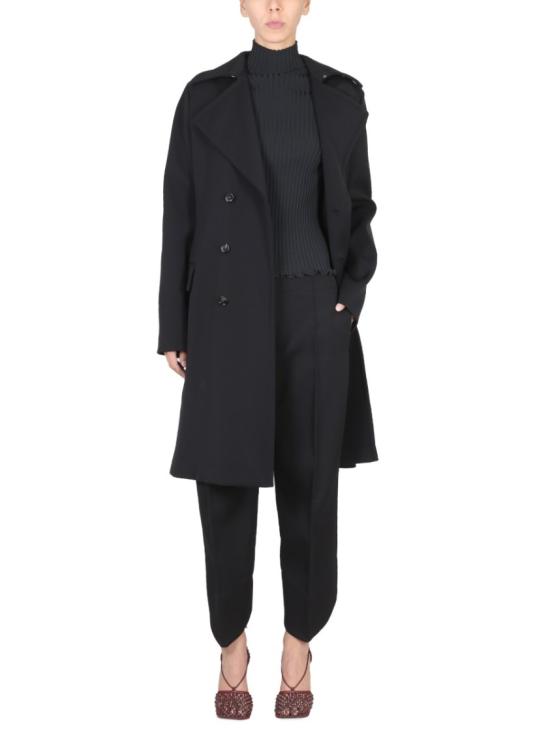  보테가베네타 코트 666186 V0IV01000 Black - BOTTEGA VENETA
