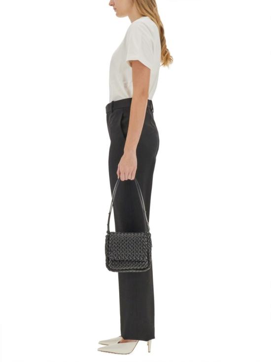  보테가베네타 스트레이트 팬츠 708384 VKIS01000 Black - BOTTEGA VENETA