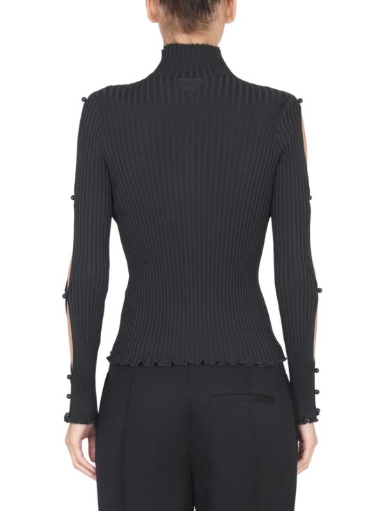  보테가베네타 터틀넥 670663 V1DO03350 Black - BOTTEGA VENETA