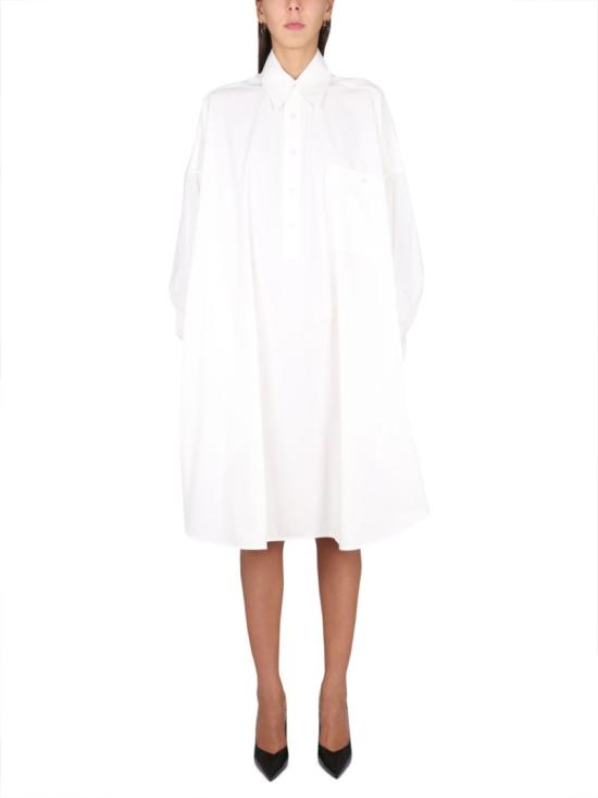  보테가베네타 미디 원피스 726546 VA5Y09068 White