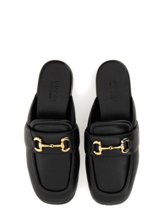  구찌 뮬 홀스빗 771076 AACAI1000 Black - GUCCI