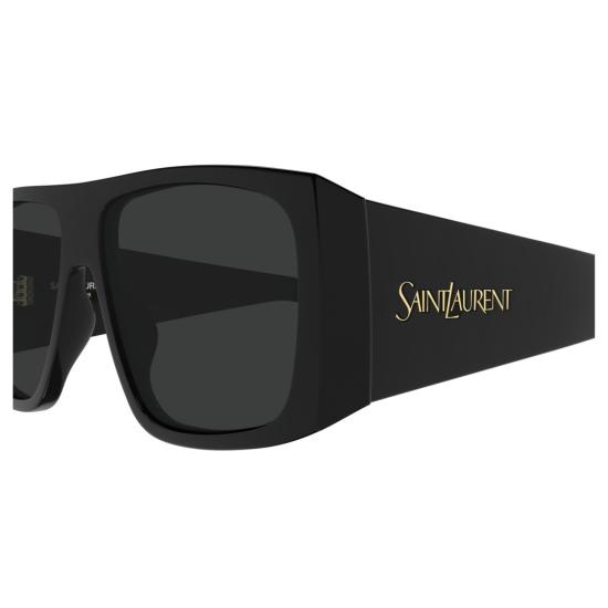 25FW 생로랑 선글라스 SL 832 오버사이즈 직사각형  (솔리드 블랙) - SAINT LAURENT