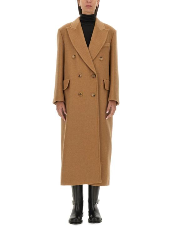  막스마라 펑고 더블 브레스티드 코트 2421016123600 748001 Brown