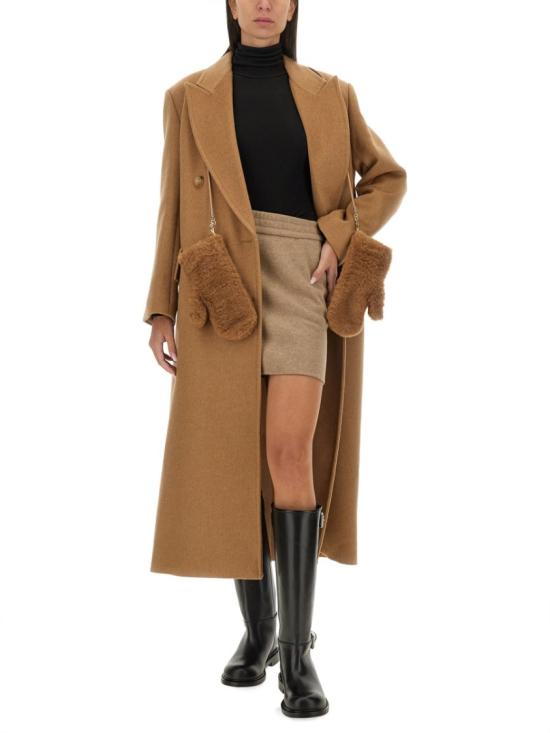  막스마라 펑고 더블 브레스티드 코트 2421016123600 748001 Brown - MAX MARA