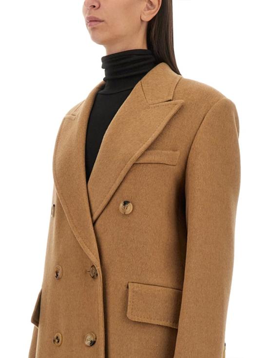  막스마라 펑고 더블 브레스티드 코트 2421016123600 748001 Brown - MAX MARA
