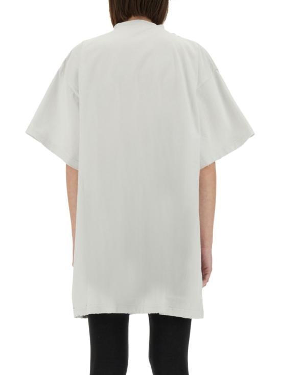 25SS 발렌시아가 3B 리퀴파이드 오버사이즈 티셔츠 787349 TRVS89081 White - BALENCIAGA