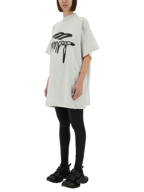 25SS 발렌시아가 3B 리퀴파이드 오버사이즈 티셔츠 787349 TRVS89081 White - BALENCIAGA