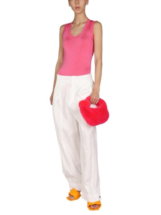  보테가베네타 스트레이트 팬츠 679434 VA5Y09068 White - BOTTEGA VENETA