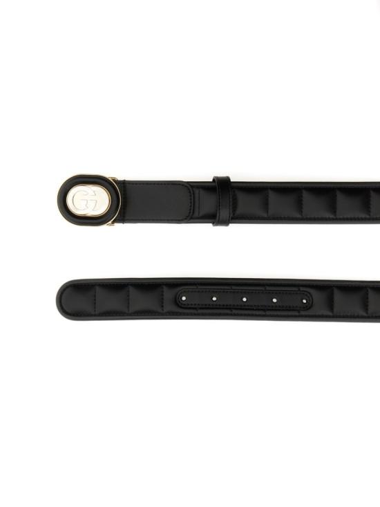  구찌 인터로킹 G 버클 벨트 748894 AAB9R1000 Black - GUCCI