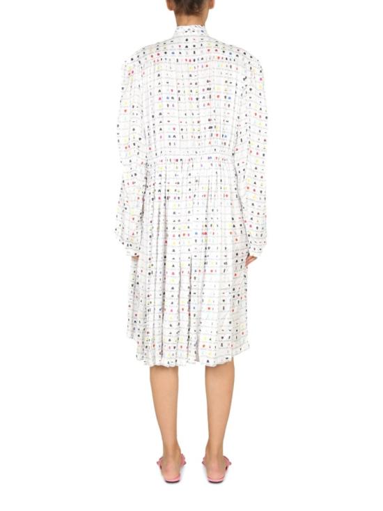  발렌시아가 미디 원피스 680795 TLL119000 White - BALENCIAGA