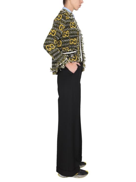  구찌 울 트라우저 721458 ZHW511000 Black - GUCCI