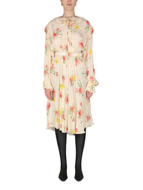  발렌시아가 미디 원피스 660121 TJL765630 Neutrals