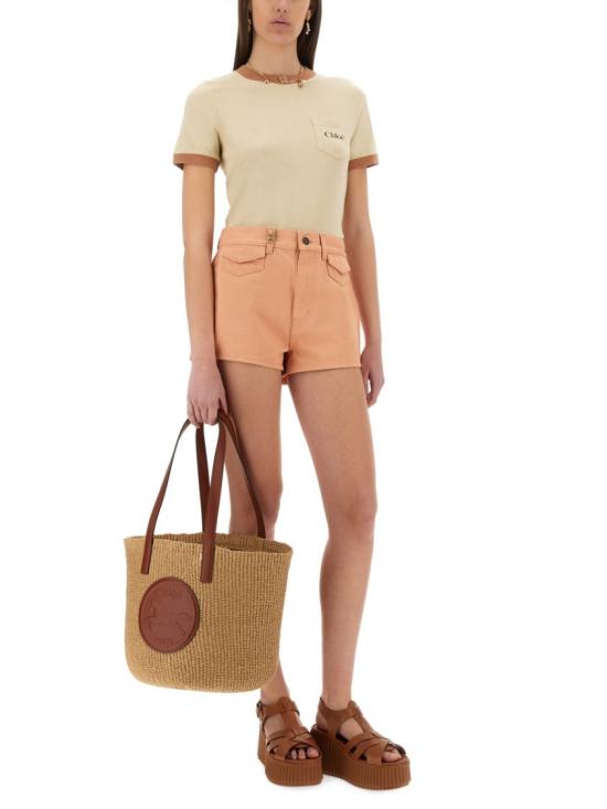 끌로에 숏팬츠 25UDS01252 81H Brown - CHLOE