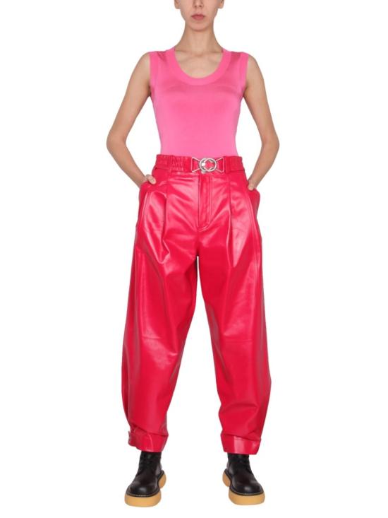  보테가베네타 스트레이트 팬츠 689137 VKLC05482 Red - BOTTEGA VENETA