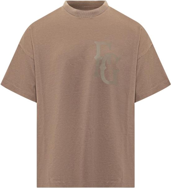 26SS 피어오브갓 코튼 레이온 43 티셔츠 FG9M109928CRY288 TAUPE