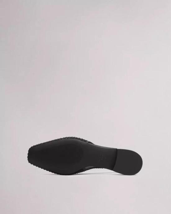  랙앤본 부츠 Rag & Bone Aja Diamante Mesh Boot Black Denim - RAG & BONE