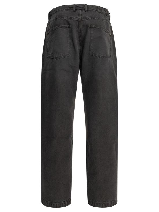26SS 엠에프펜 데님 팬츠 M126 063DOUBLE KNEE JEANSWASHED GREY CANVAS Black - MFPEN