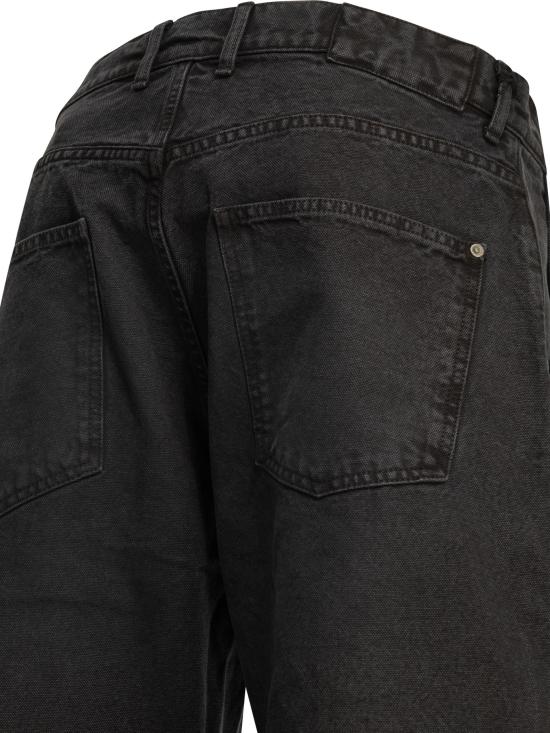 26SS 엠에프펜 데님 팬츠 M126 063DOUBLE KNEE JEANSWASHED GREY CANVAS Black - MFPEN