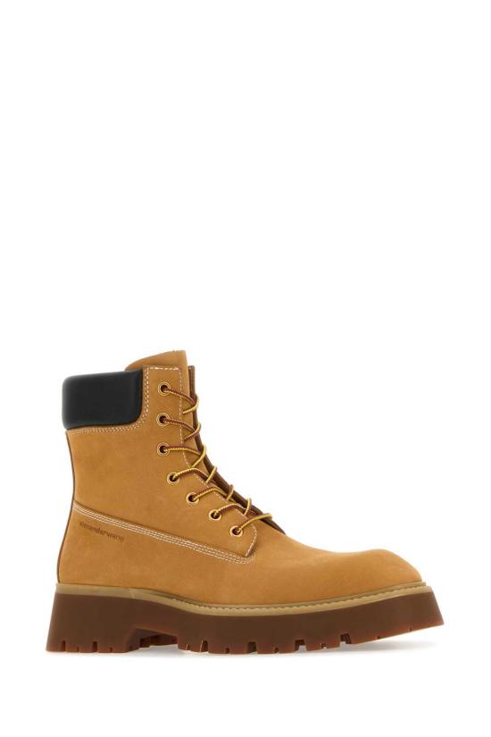  알렉산더 왕 부츠 카멜 스웨이드 스로틀 앵클  (밀색) - ALEXANDER WANG
