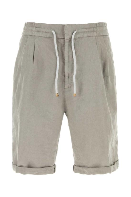 26SS 브루넬로 쿠치넬리 숏팬츠 M243DU0020 C6018 Grey