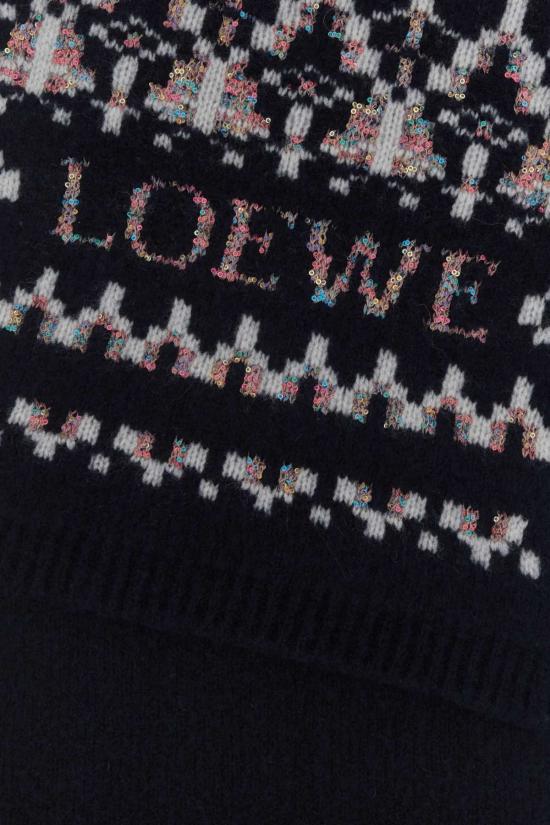 26SS 로에베 머플러/스카프 FSA8SS1K10 NAVYMULTICOLOR Printed - LOEWE
