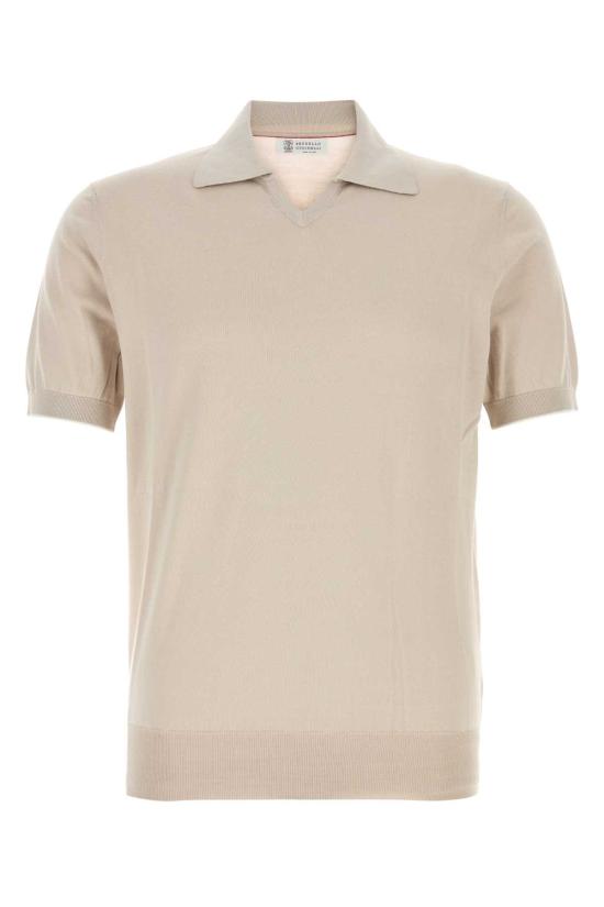 26SS 브루넬로 쿠치넬리 폴로 티셔츠 M29800145 CBD04 Beige o Tan
