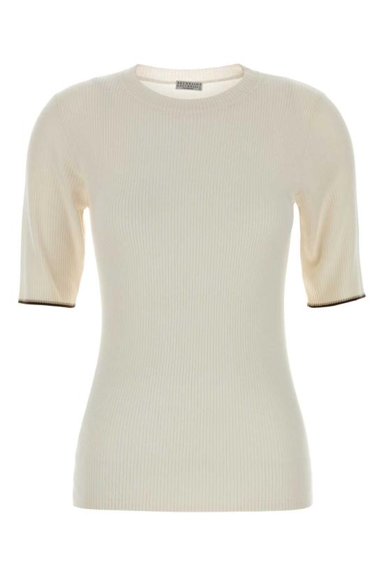 26SS 브루넬로 쿠치넬리 스웨터 M13847400 CNP75 White