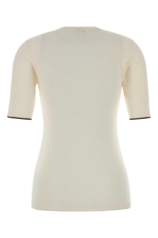 26SS 브루넬로 쿠치넬리 스웨터 M13847400 CNP75 White - BRUNELLO CUCINELLI