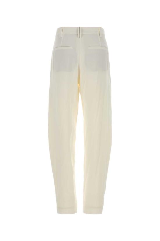 26SS 브루넬로 쿠치넬리 스트레이트 팬츠 MF906P9007 C600 White - BRUNELLO CUCINELLI