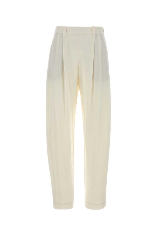 26SS 브루넬로 쿠치넬리 스트레이트 팬츠 MF906P9007 C600 White