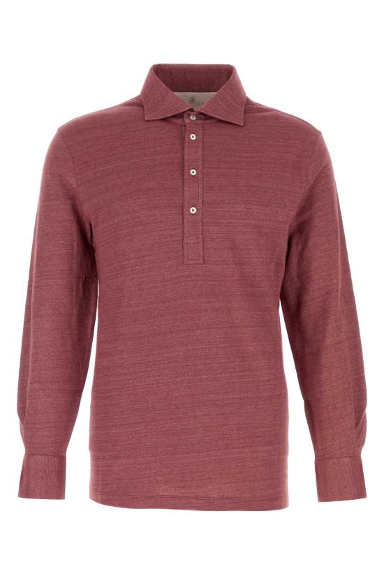 26SS 브루넬로 쿠치넬리 폴로 티셔츠 MR8273914 C695 Purple