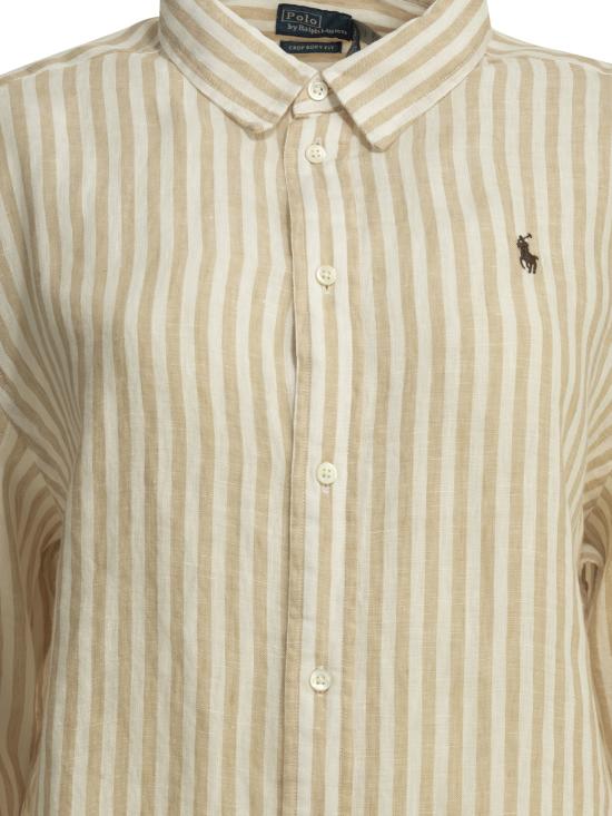 26SS 폴로 랄프로렌 블라우스/셔츠 2119351305041323 DUNE TAN WHITE Beige - POLO RALPH LAUREN