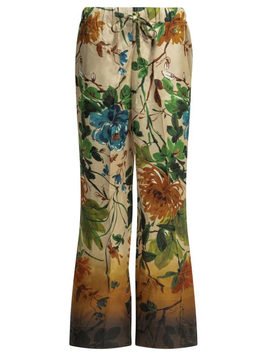 26FW 사만다 성 팔라초 팬츠 PIGIAMA PANTORIENTAL FLOWER OMBRECAMEL Beige