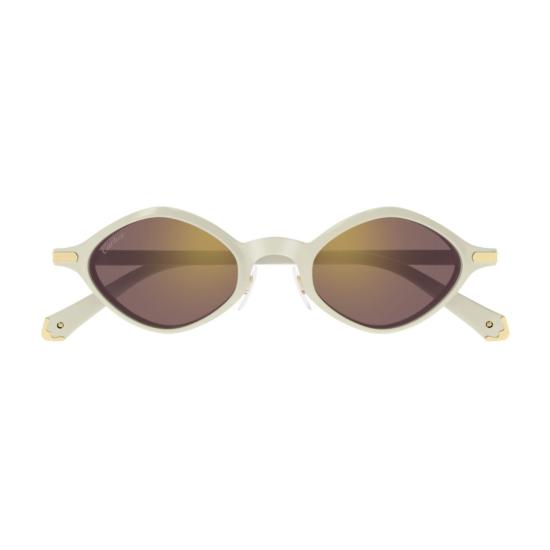 26SS 까르띠에 선글라스 CT0540S 005 IVORY IVORY VIOLET - CARTIER