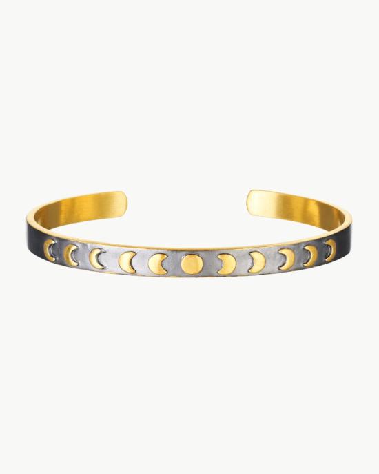  Satya Jewelry 팔찌 사티아 주얼리 영적 진화 달의 위상 커프  (골드)