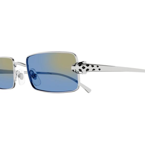26SS 까르띠에 선글라스 CT0473S 004 SILVER SILVER LIGHT BLUE - CARTIER