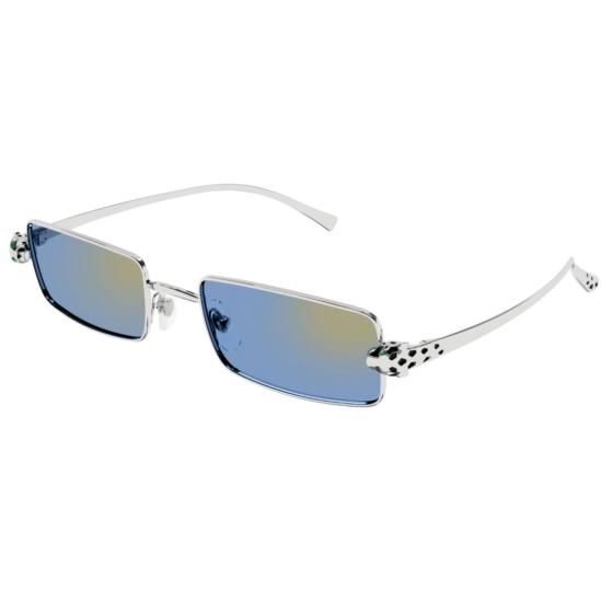 26SS 까르띠에 선글라스 CT0473S 004 SILVER SILVER LIGHT BLUE - CARTIER