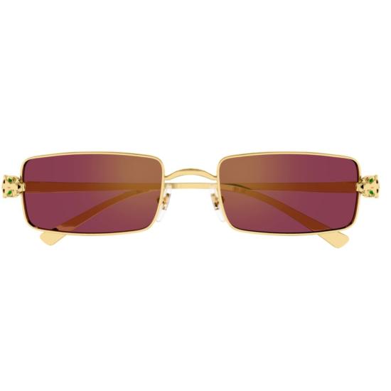 26SS 까르띠에 선글라스 CT0473S 002 GOLD GOLD RED - CARTIER