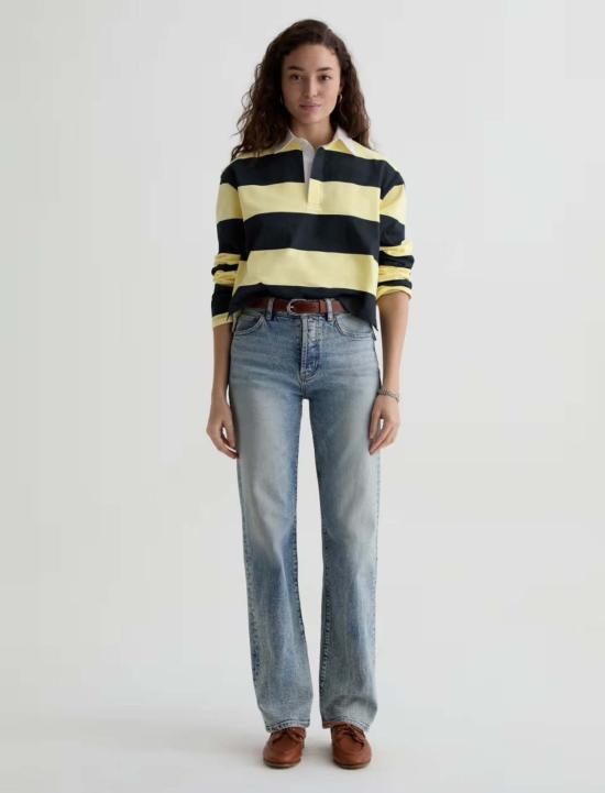  아드리아노 골드슈미드 폴로 티셔츠 Ag Jeans 런던 럭비 탑 - ADRIANO GOLDSCHMIED