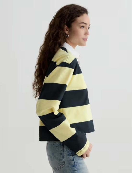  아드리아노 골드슈미드 폴로 티셔츠 Ag Jeans 런던 럭비 탑 - ADRIANO GOLDSCHMIED