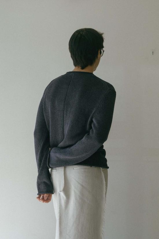  아모멘토 스웨터 종이 실 풀오버 - AMOMENTO