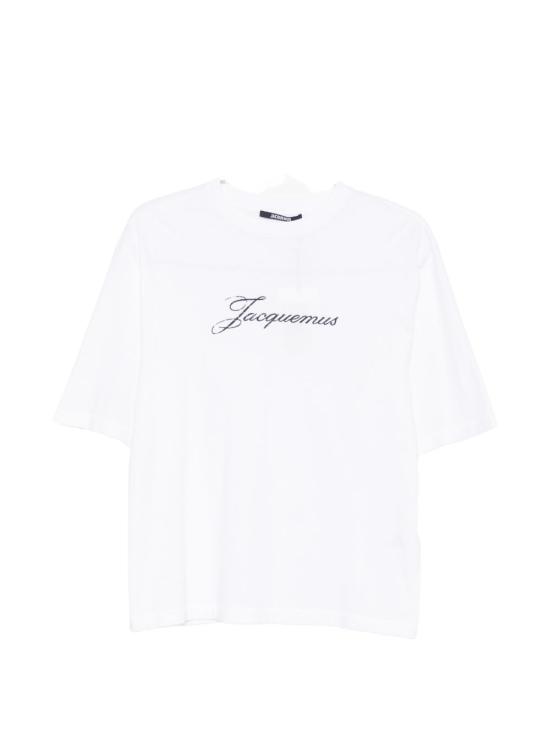 26SS JACQUEMUS RESORT 반팔 티셔츠 TSW00596 AJ00289100 Bianco