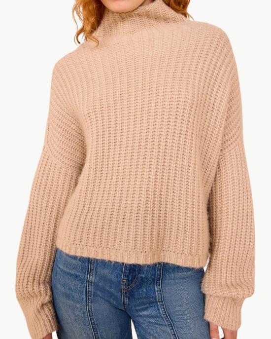  울라 존슨 터틀넥 Ulla Johnson Veron 알파카 니트 터틀넥  듄 - ULLA JOHNSON