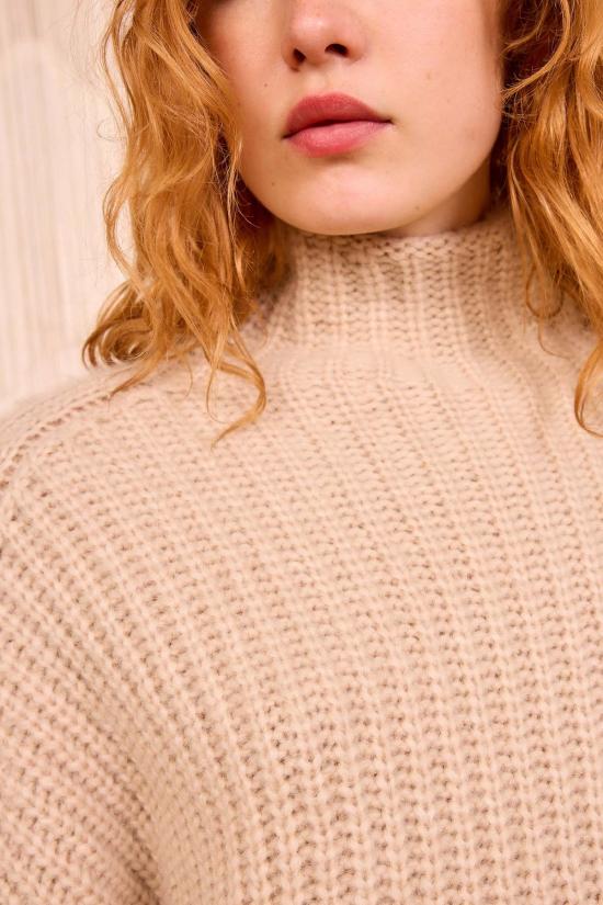  울라 존슨 터틀넥 Ulla Johnson Veron 알파카 니트 터틀넥  듄 - ULLA JOHNSON