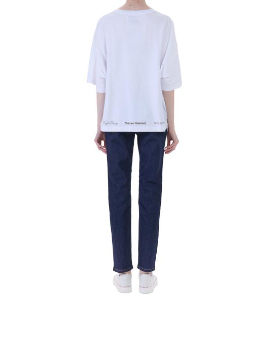 26SS 비비안웨스트우드 반팔 티셔츠 3G010055 J00B9 D A401 BIANCO - VIVIENNE WESTWOOD