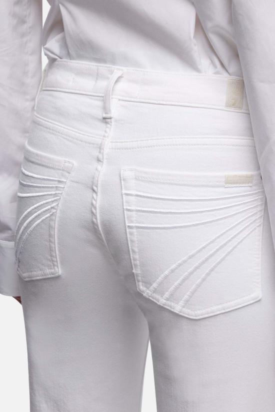  세븐포올맨카인드 데님 팬츠 7 For All Mankind Tailorless Dojo Jeans White - 7 FOR ALL MANKIND
