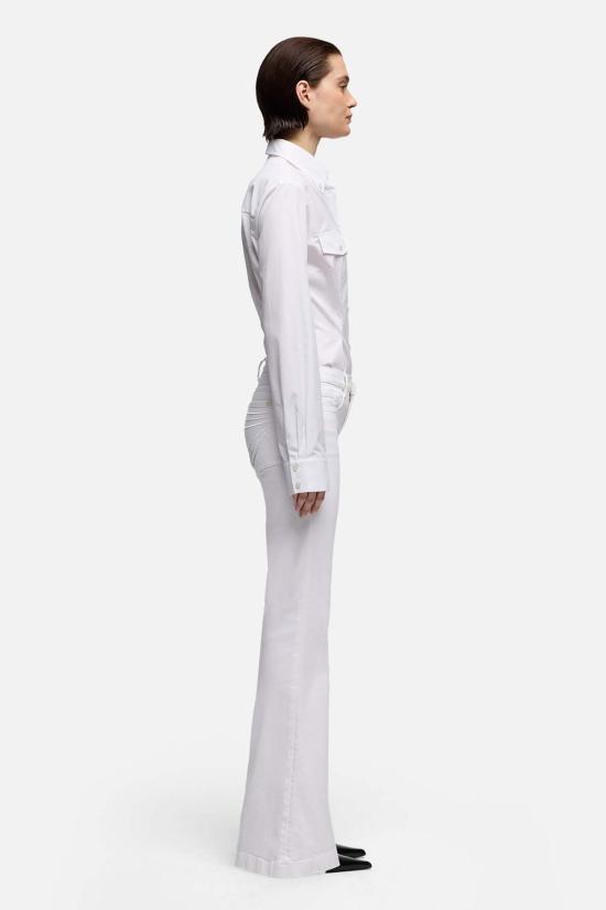  세븐포올맨카인드 데님 팬츠 7 For All Mankind Tailorless Dojo Jeans White - 7 FOR ALL MANKIND