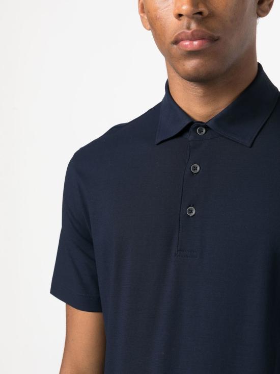 26SS 에르노 폴로 티셔츠 JPL00115U52005 9200 BLU - HERNO