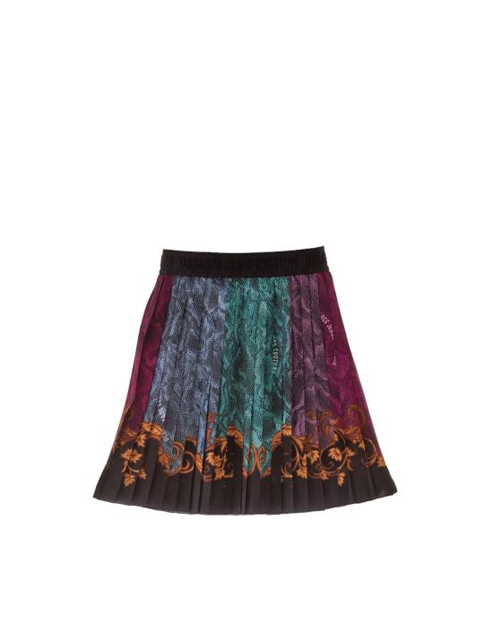  베르사체 숏 스커트 77HAE8P1 NS545 477 MULTICOLOR